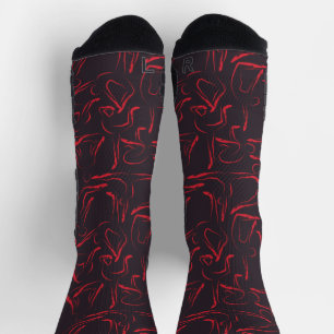 Yoga-Posen-Muster Yoga-nahtloses Muster 12 Pape Socken