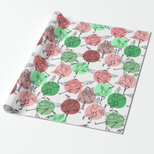 Yoga-Posen-Muster Yoga-nahtloses Muster 30 Geschenkpapier