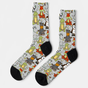 Yoga-Posen-Muster   Yoga-nahtloses Muster 44 Pape Socken