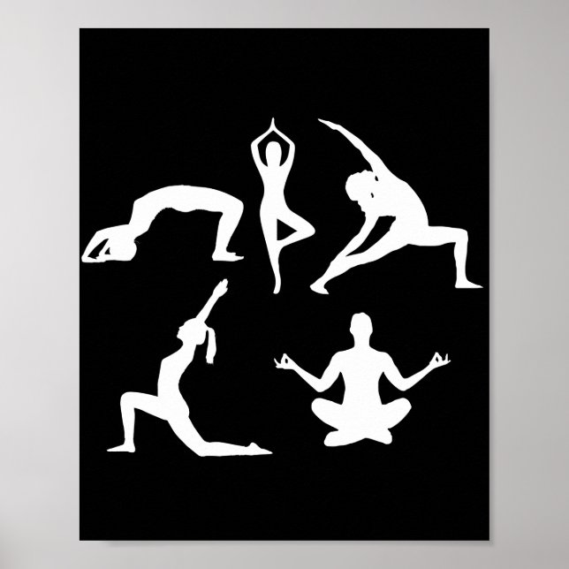 Yoga Posen Poster (Vorne)