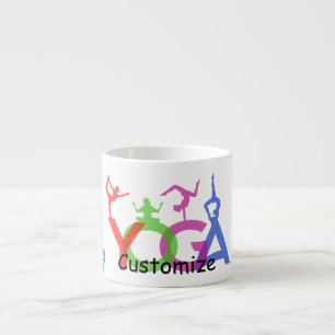 Yoga Posen Silhouetten Thunder_Cove Espressotasse