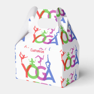 Yoga Posen Silhouetten Thunder_Cove Geschenkschachtel