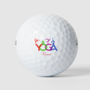Yoga Posen Silhouetten Thunder_Cove Golfball
