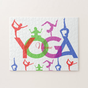 Yoga Posen Silhouetten Thunder_Cove Puzzle