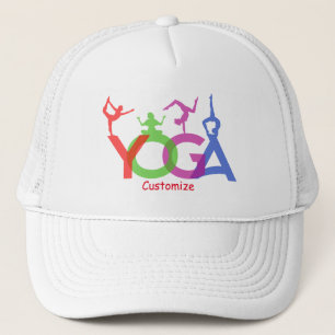 Yoga Posen Silhouetten Thunder_Cove Truckerkappe