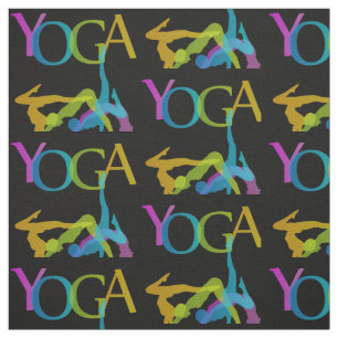 Yoga-Posen Stoff