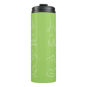 Yoga-Posen Thermosbecher