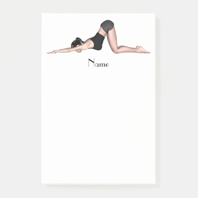 Yoga Posen Thunder_Cove Post-it Klebezettel (Vorderseite)