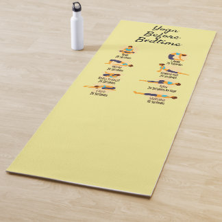 Yoga-Posen vor dem Weck Yogamatte