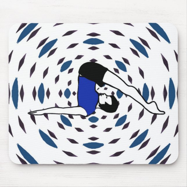 Yoga-Posen - Yoga-Mauspads Mousepad (Vorne)