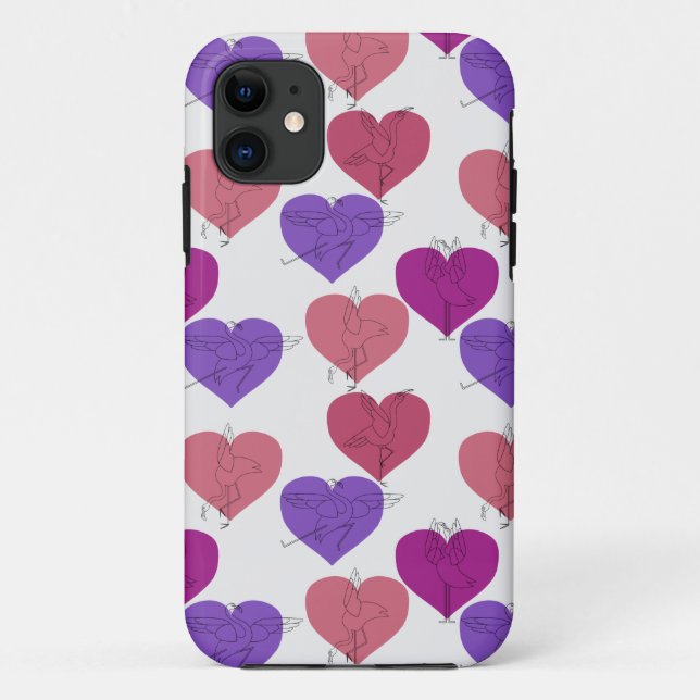 Yoga-Poses Yoga seamless pattern 1 Case-Mate iPhone Hülle (Rückseite)