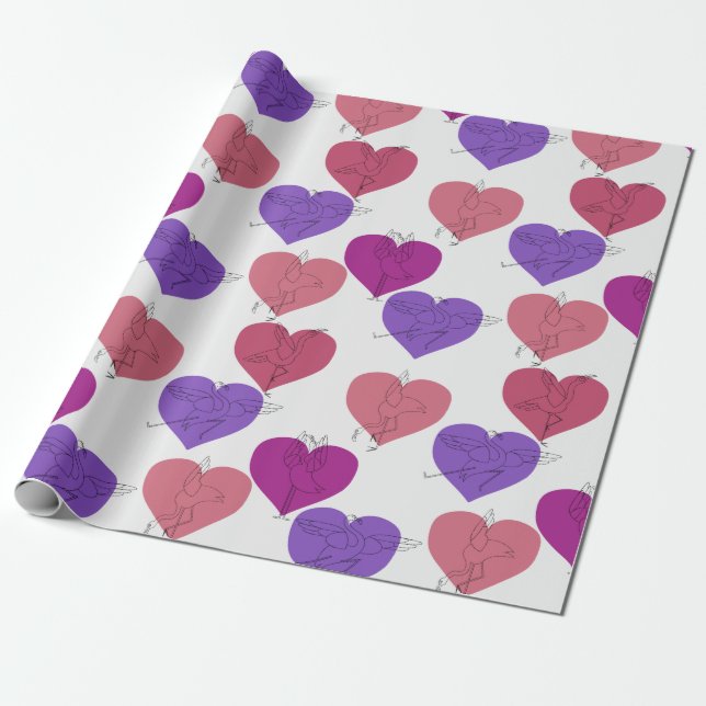 Yoga-Poses Yoga seamless pattern 1 Geschenkpapier (Ungerollt)