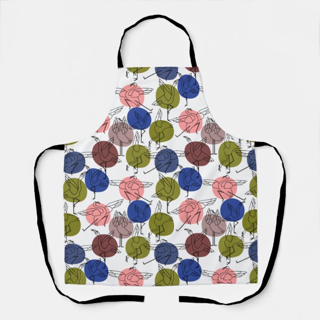 Yoga-Poses Yoga seamless pattern 34 Schürze (Vorderseite)