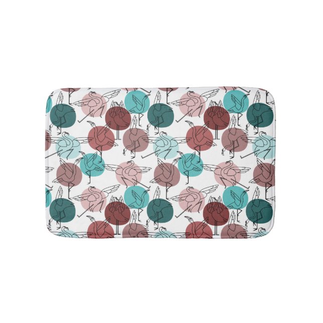 Yoga-Poses Yoga seamless pattern 41 Badematte (Vorderseite)