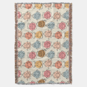 Yoga-Poses Yoga seamless pattern 42 Decke