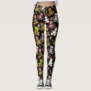 Yoga-Poses Yoga seamless pattern 57 Leggings