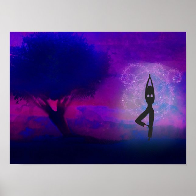 Yoga-Poster Poster (Vorne)
