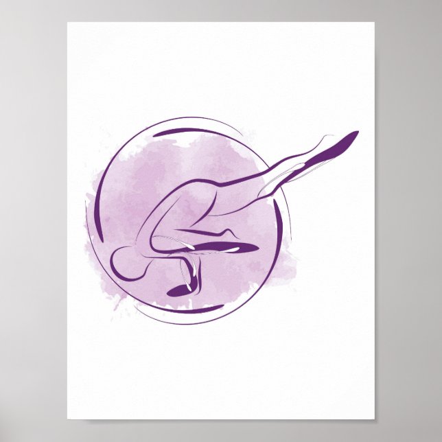 Yoga-Poster Poster (Vorne)