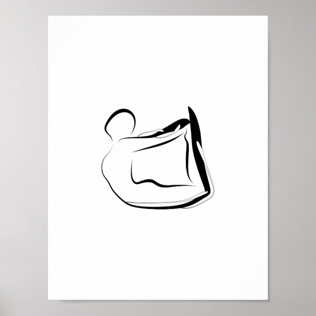 Yoga-Poster Poster (Vorne)