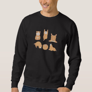 Yoga-Posting-Körperhaltung-Relaxation-Meditation-H Sweatshirt