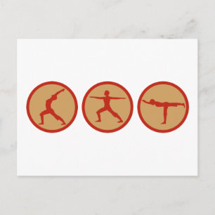 YOGA POSTKARTE