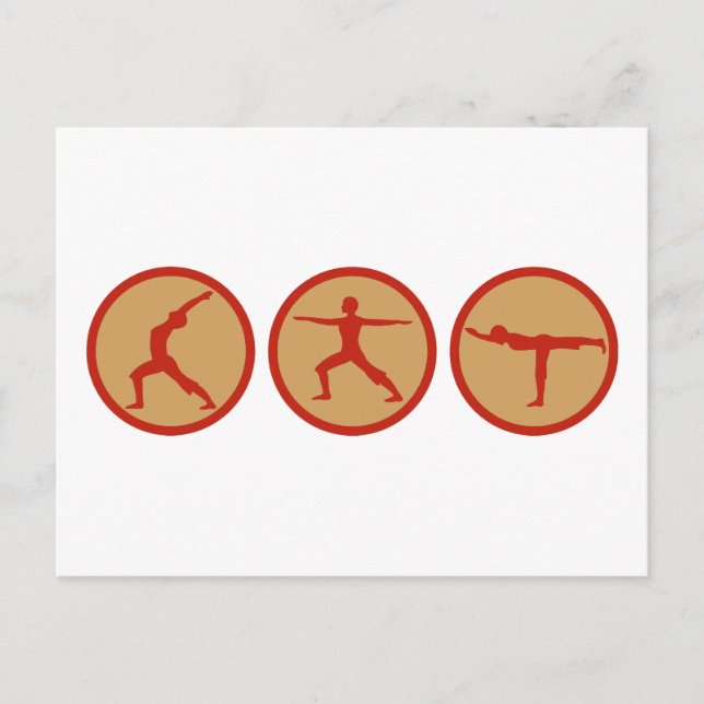 YOGA POSTKARTE (Vorderseite)
