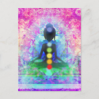 Yoga Postkarte