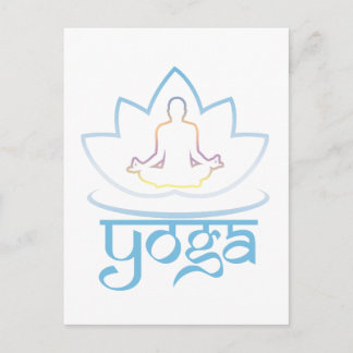 Yoga Postkarte