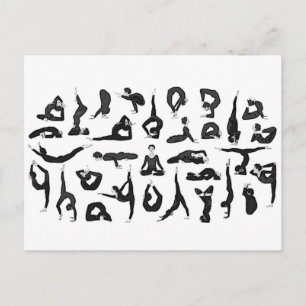 Yoga Postkarte