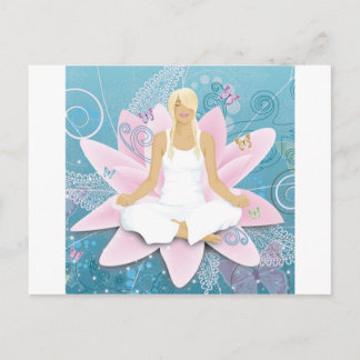 Yoga Postkarte