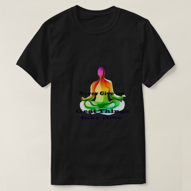 Yoga-Punkte T-Shirt (Design vorne)