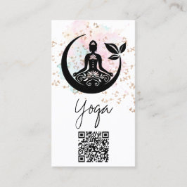 *~*Yoga QR AP33 Rainbow Lotus Spirituell Visitenkarte