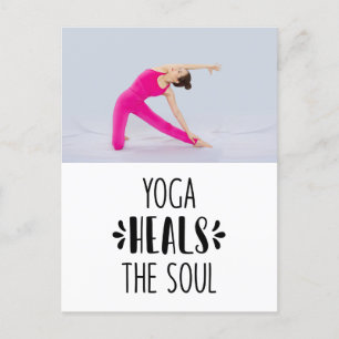 Yoga Quotes Postkarte