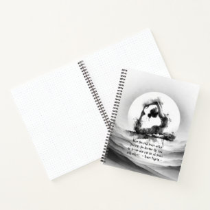 Yoga Reiki Einbeinige Königtaube Pose Wasserfarbe Notizbuch