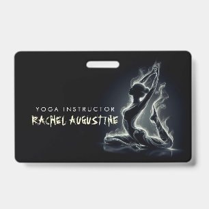 Yoga Reiki Instructor Pose Ausweis