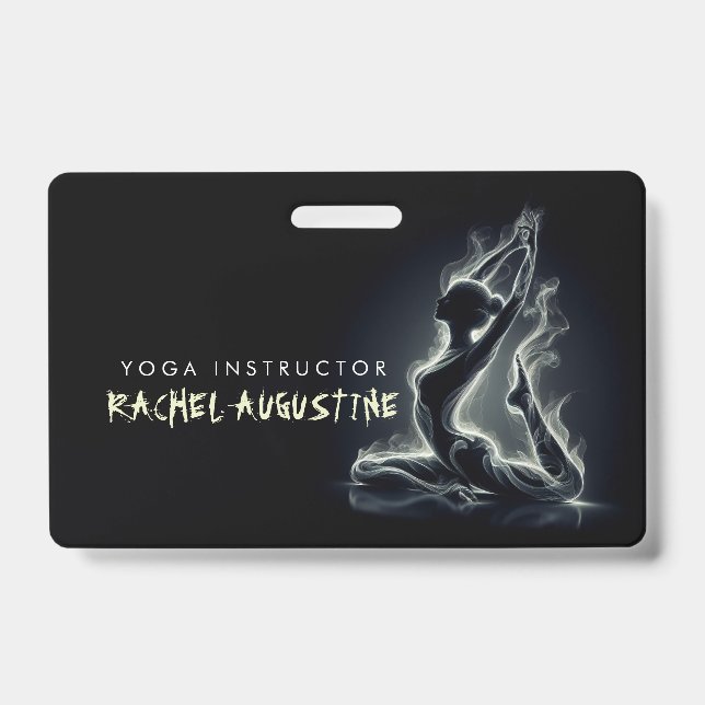 Yoga Reiki Instructor Pose Ausweis (Vorderseite)