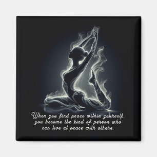 Yoga Reiki Instructor Pose Magnet