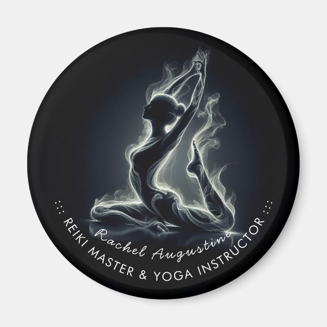 Yoga Reiki Instructor Pose Magnet (Vorne)