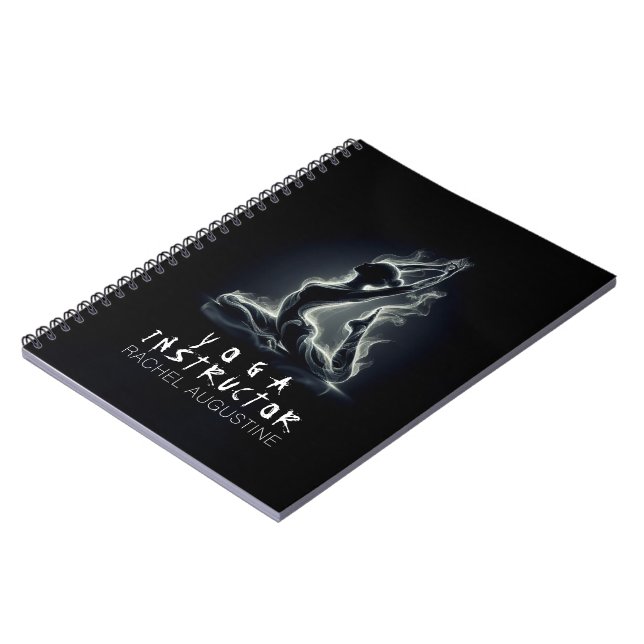 Yoga Reiki Instructor Pose Notizblock (Linke Seite)