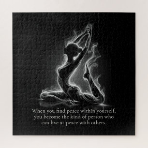 Yoga Reiki Instructor Pose Puzzle