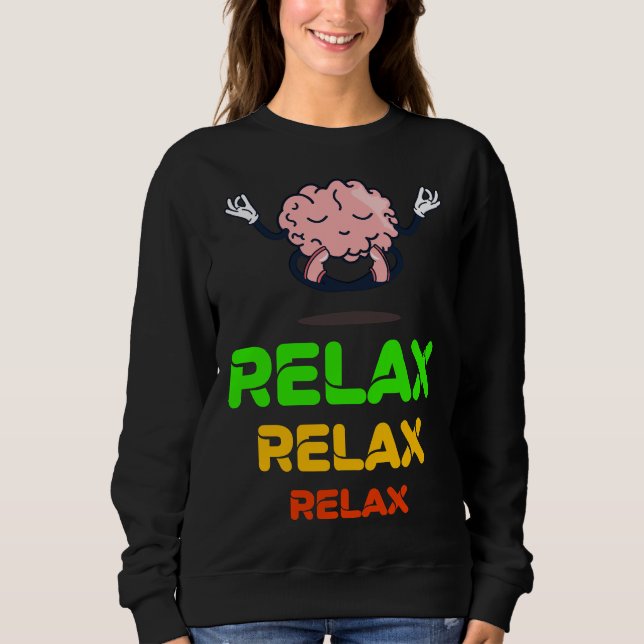 Yoga Relax Sweatshirt (Vorderseite)