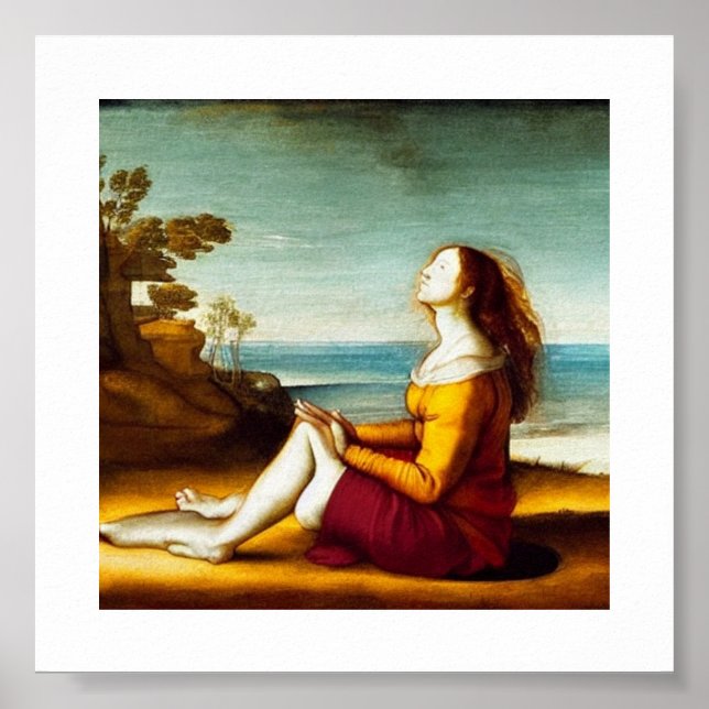 Yoga Renaissance Art Poster (Vorne)