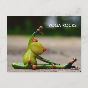 Yoga Rocks Postkarte