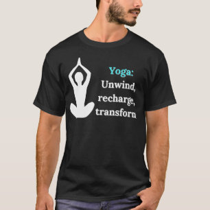 Yoga-Rückladung Umgestaltung T-Shirt