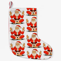 Yoga Santa Namaste Meditation Weihnachten Urlaub