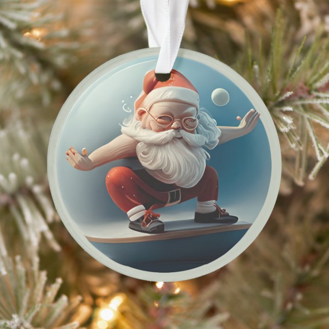 Yoga Santa Ornament (Baum)