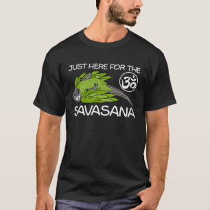 Yoga Savasana Parrot Dusky bestieg Concours T-Shirt