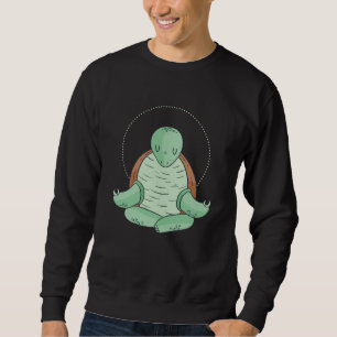 Yoga-Schildkröte Sweatshirt