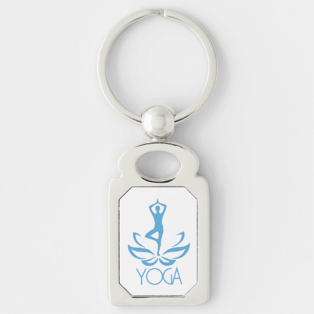 Yoga Schlüsselanhänger (Vorderseite)