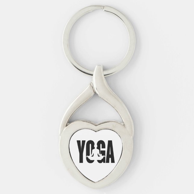 Yoga. Schlüsselanhänger (Vorderseite)
